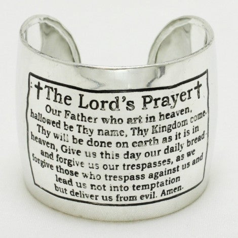 Lords Prayer Silver Bracelet