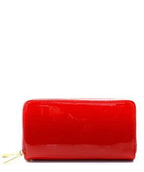 Red Patent Wallet