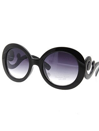 Swirl Black Sunglasses