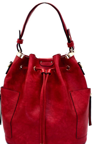 Red Hobo Handbag